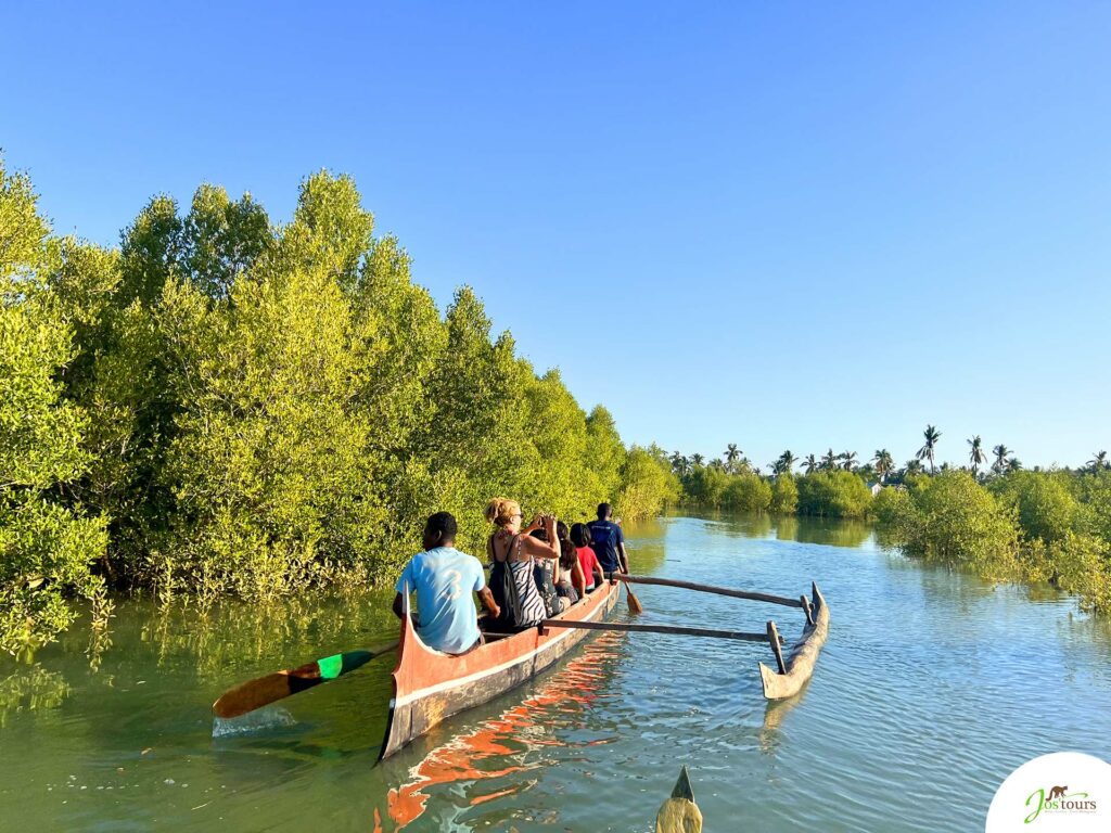 Une exploration en pirogue